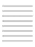 Music manuscript paper in several staff sizes